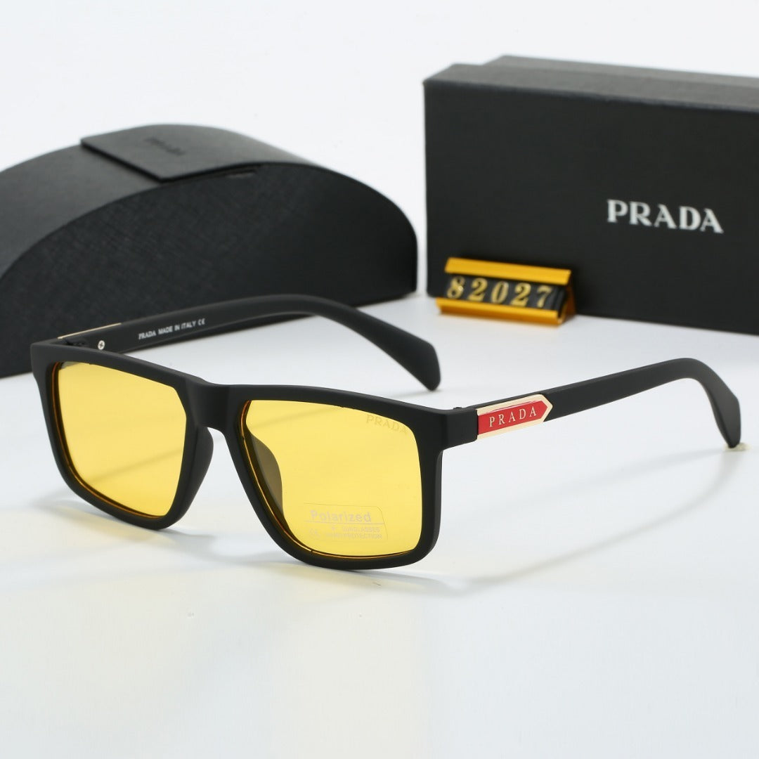 Trendy Square Frame Sunglasses Casual Versatile Driving Sunglasses 82027