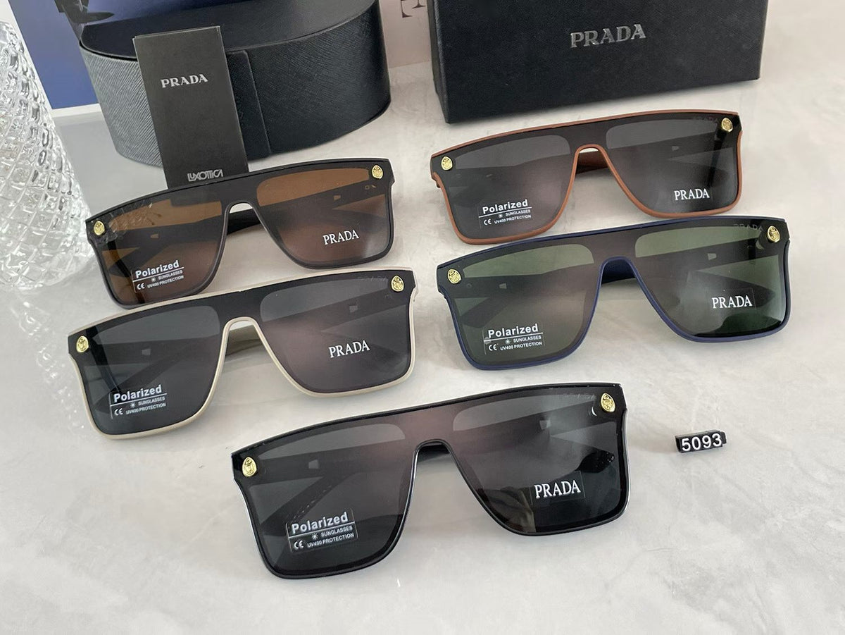Simple oversized sun protection sunglasses 5093