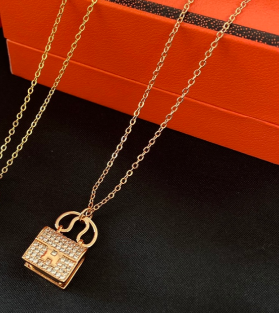 Classic Diamond Tote Necklace