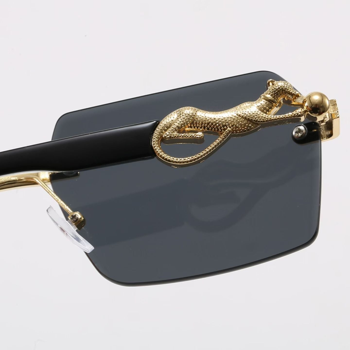 6 Color Rimless Square Panther Sunglasses