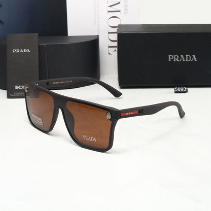 Simple oversized sun protection sunglasses 5093