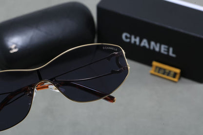 Stylish European and American style metal and diamond-encrusted sunglasses 4073