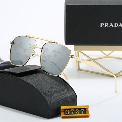 New metal fashion trend sunglasses 3737