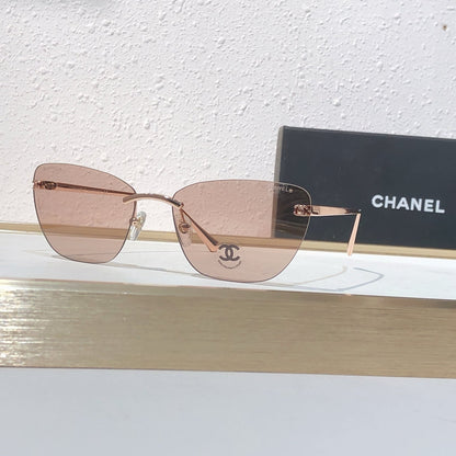 9 Color Rimless Cat-Eye Sunglasses 4286T