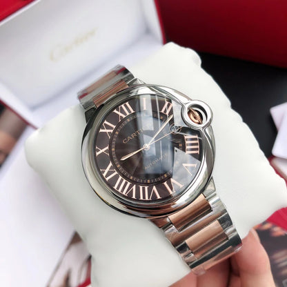 Premium Stainless Steel Mechanical Watch 12 Style Options Roman Numeral Design Classic Luxury Look