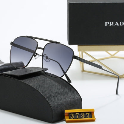 New metal fashion trend sunglasses 3737