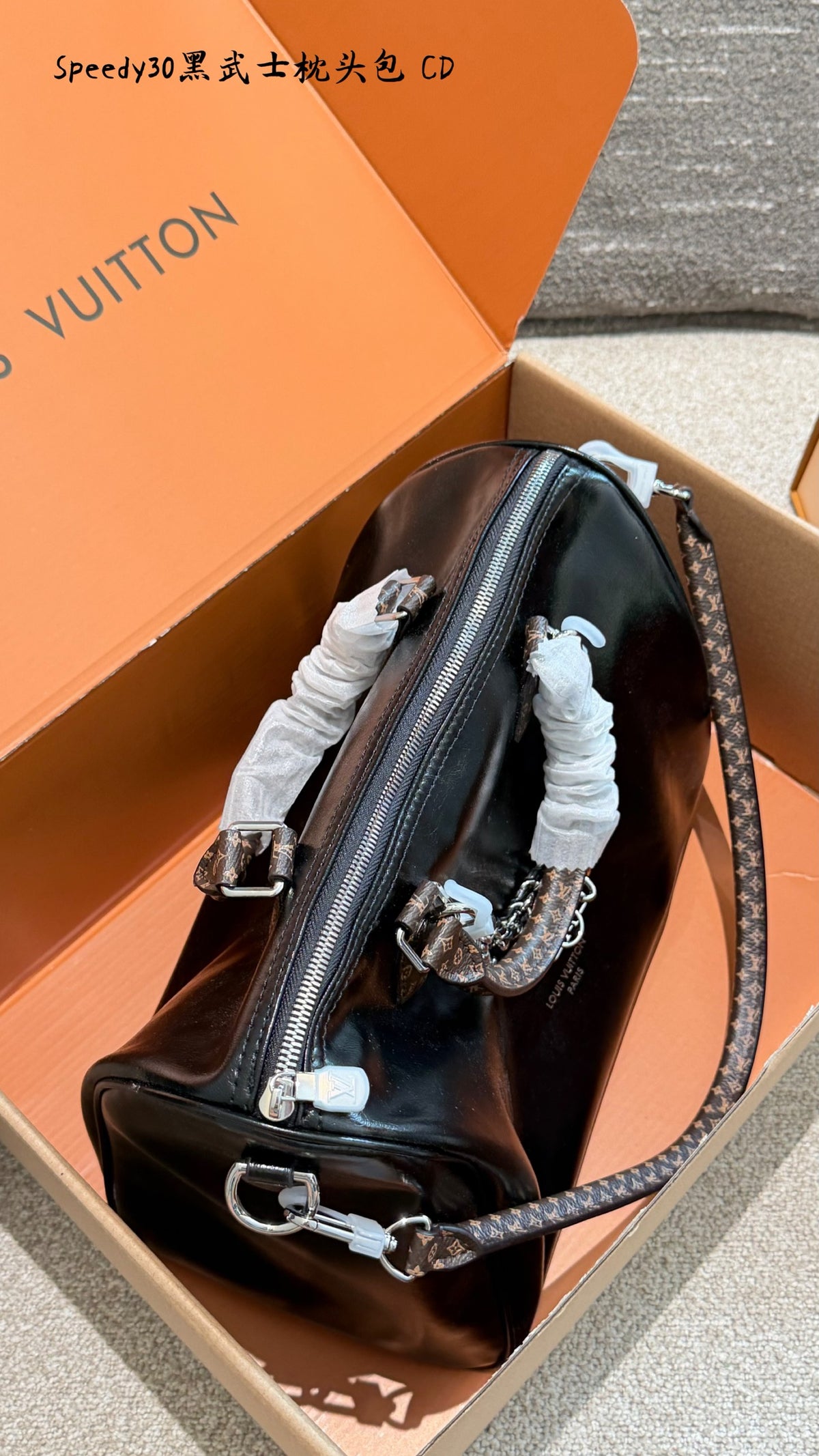 Speedy 30-Inspired Casual Handbag