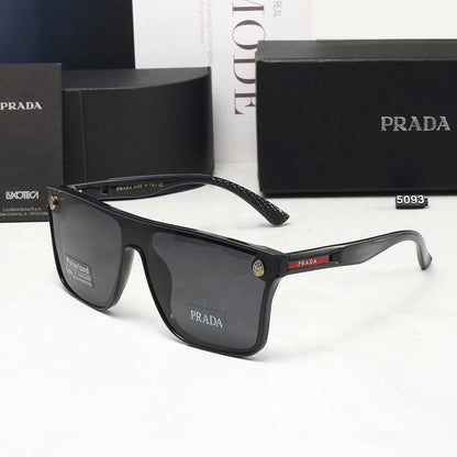 Simple oversized sun protection sunglasses 5093