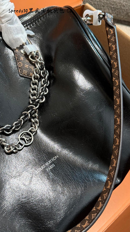 Speedy 30-Inspired Casual Handbag