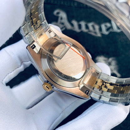 Premium Stainless Steel Mechanical Watch 7 Color Options Classic Luxury Style