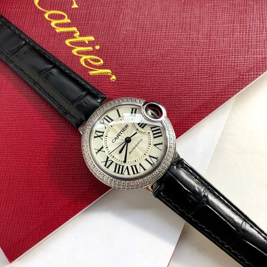 Premium Stainless Steel Mechanical Watch 4 Style Options Crystal Marker Design Elegant Luxury Look