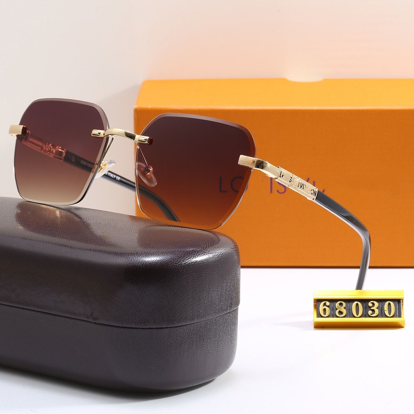 New Square Double Bridge Sunglasses