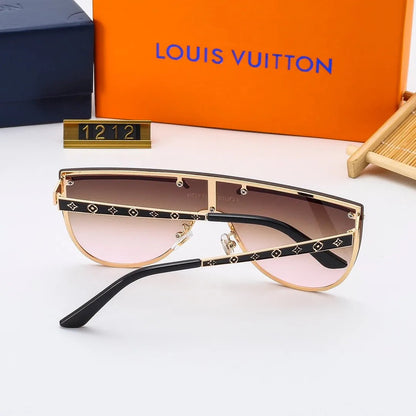 New One-piece Print Metal Eyewear