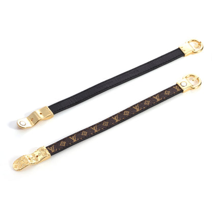 Watch Buckle Design Leather Monogram Bracelet