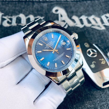 Premium Stainless Steel Mechanical Watch 6 Color Options Classic Luxury Style