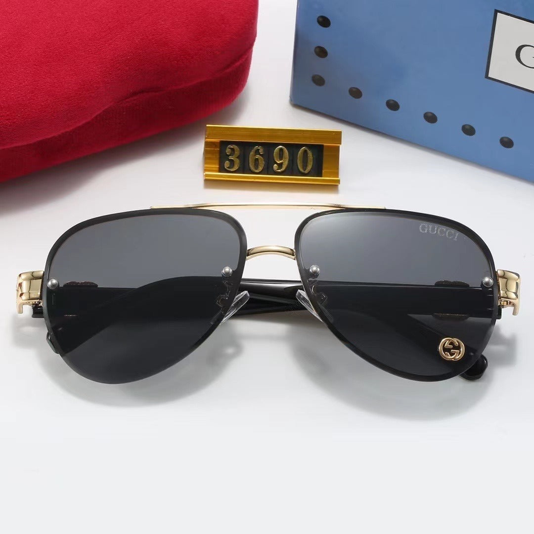 6 Color Rimless Round Sunglasses 3690