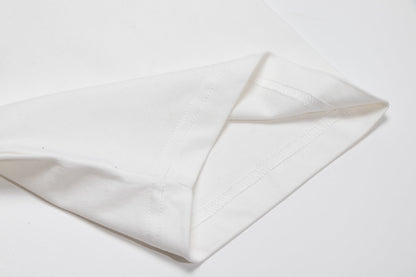 Stretch Cotton T-shirt With Graphic Print(summer preferred)