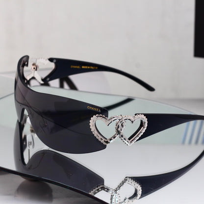 11 Color Y2K Rimless Wraparound Sunglasses - 51007