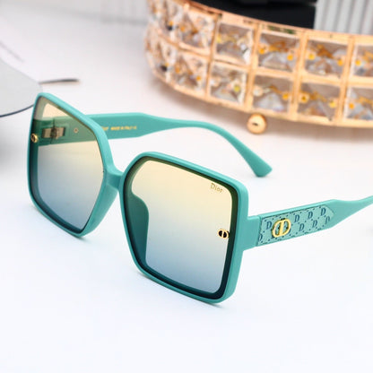 Simple and stylish metal sunglasses 68810