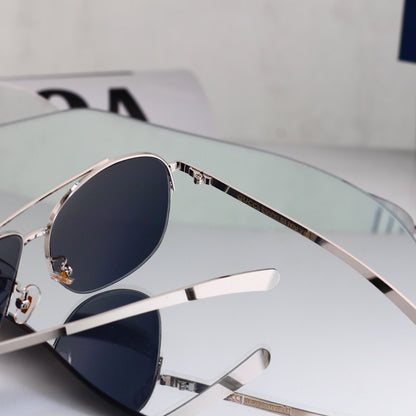 7 Color Classic Double Bridge Aviator Sunglasses - 51003