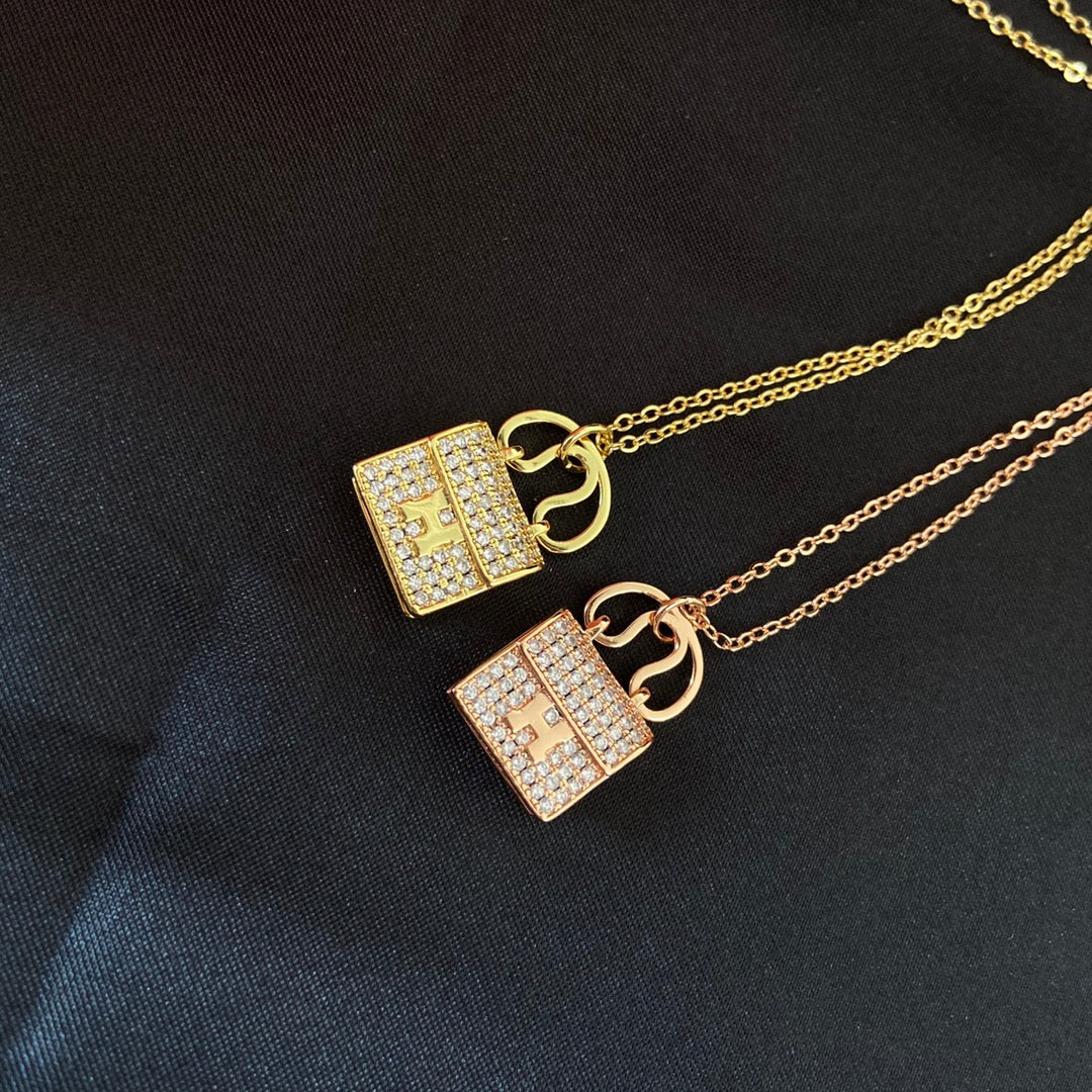 Classic Diamond Tote Necklace