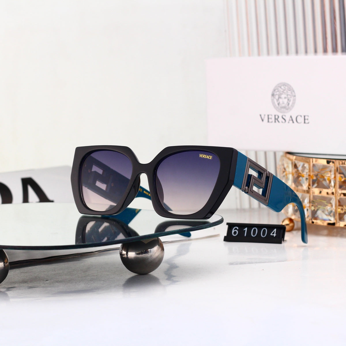 Premium Oversized Square Sunglasses 6 Style Options Classic Fashion Luxury Look 61004