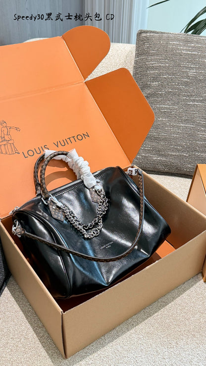 Speedy 30-Inspired Casual Handbag