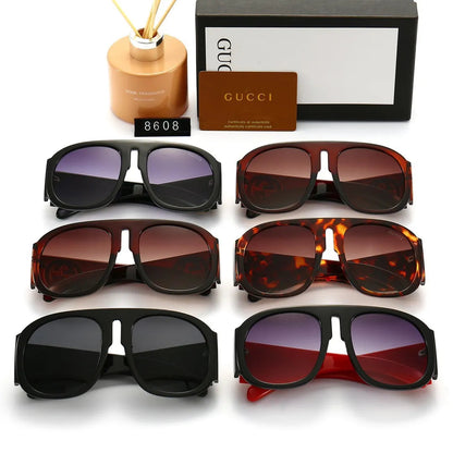 Oversized Retro One-Piece Sunglasses