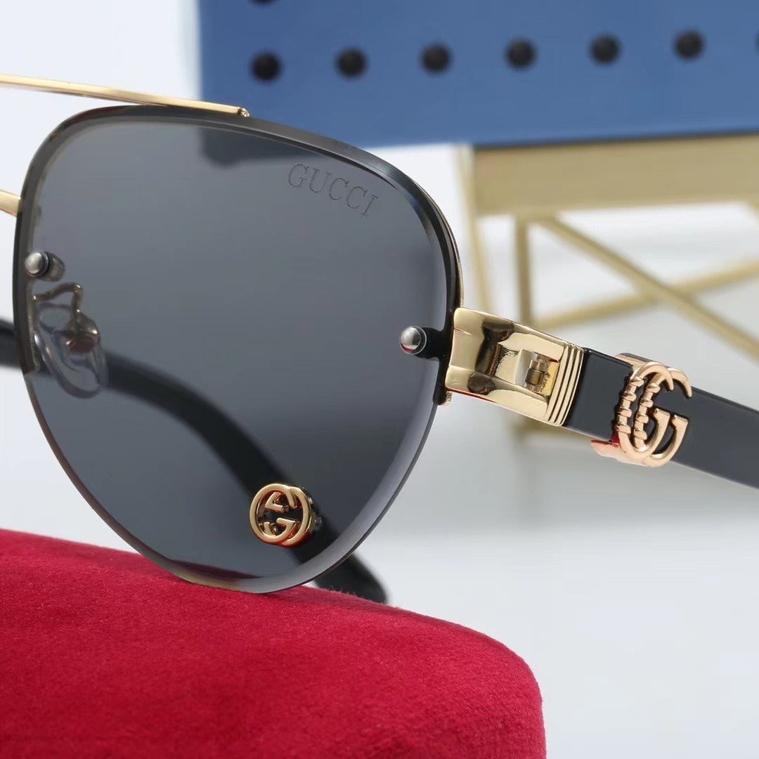 6 Color Rimless Round Sunglasses 3690