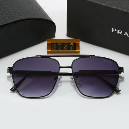 New metal fashion trend sunglasses 3737