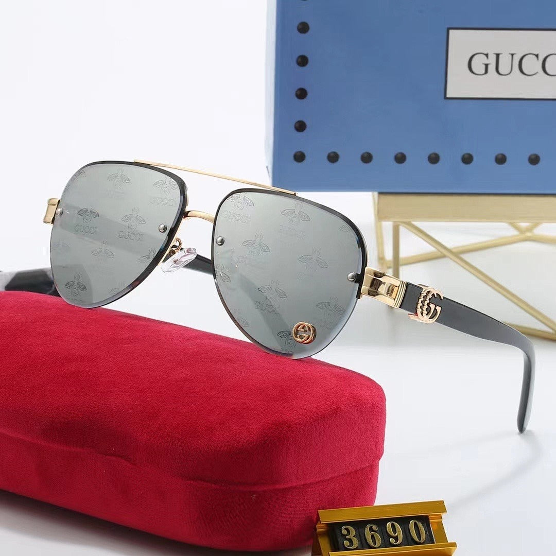 6 Color Rimless Round Sunglasses 3690