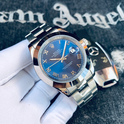 Premium Stainless Steel Mechanical Watch 6 Color Options Classic Luxury Style