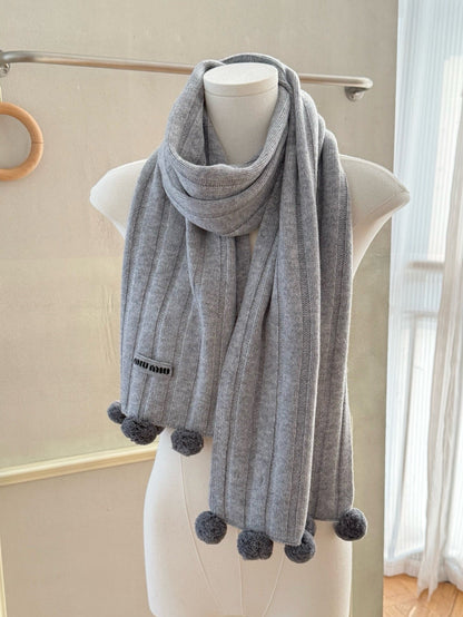 New 💕 Premium Rib-Knit Winter Scarf – Understated Winter Luxury