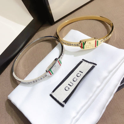 Personalized Diamond Logo Bracelet