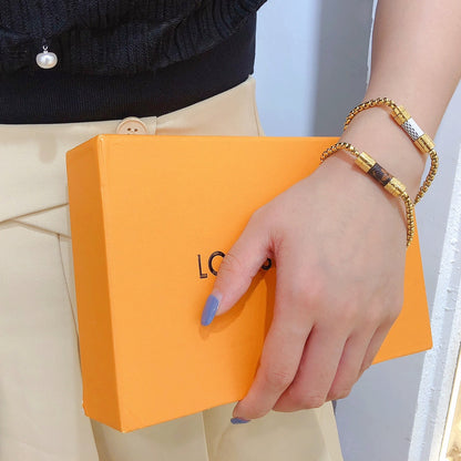 Classic Monogram Pattern Bracelet