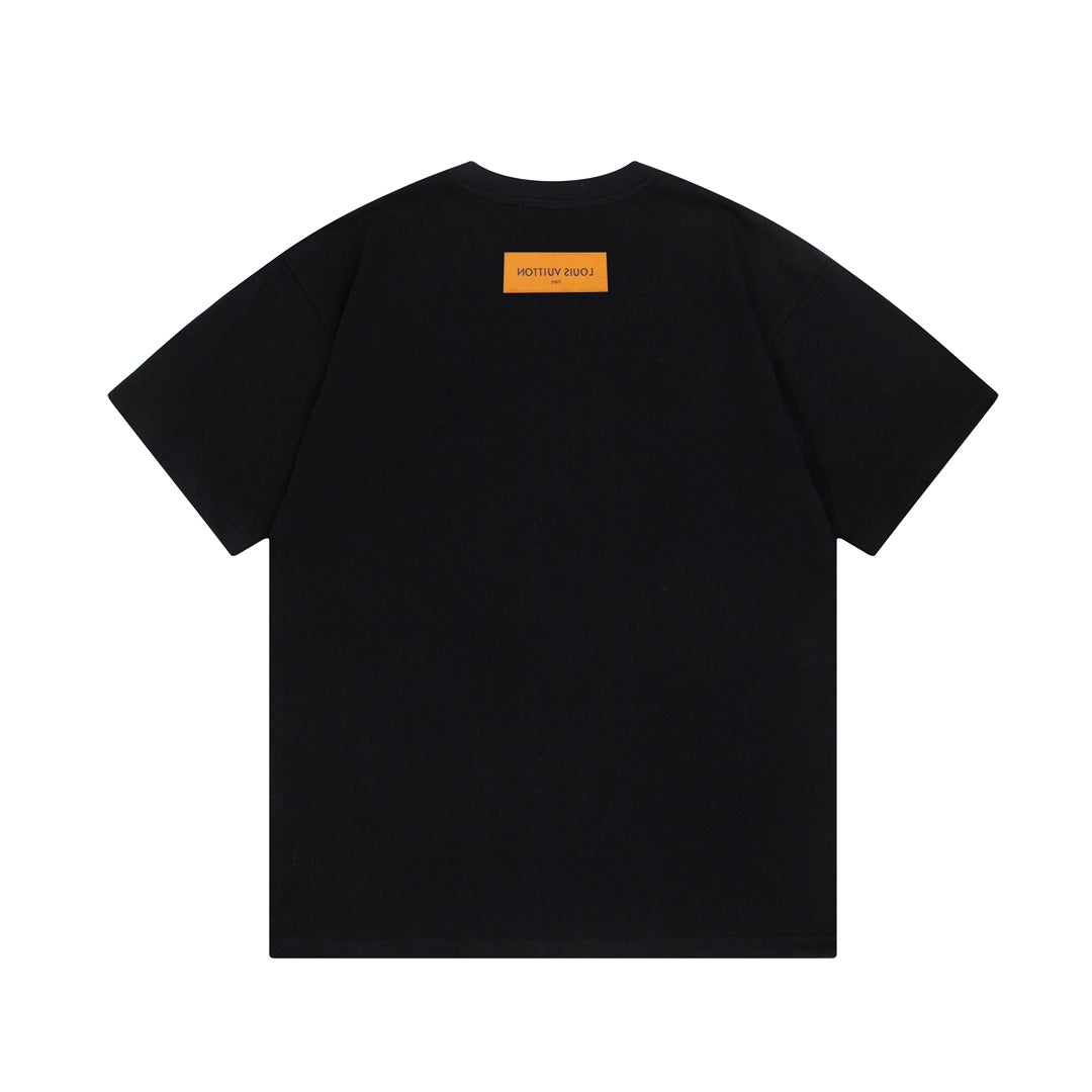 Colorful letters print t-shirt