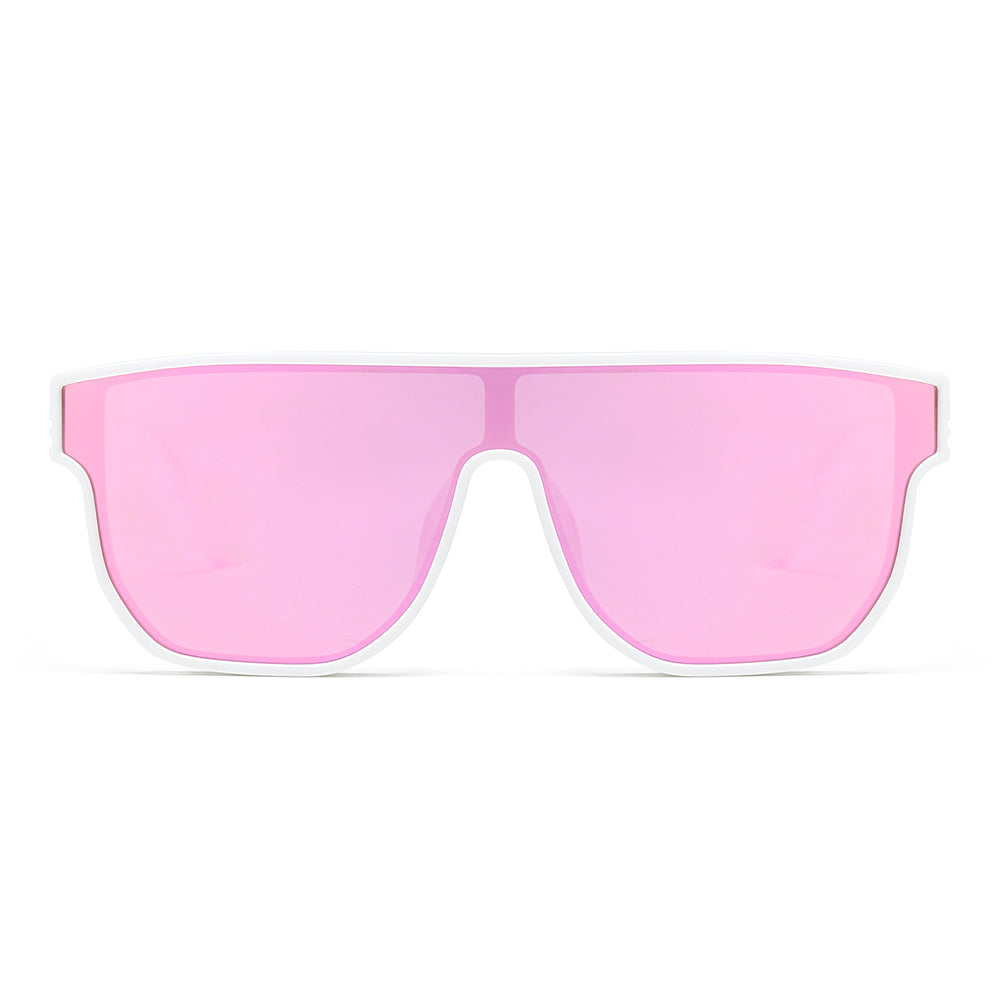 Dollger aviator sunglasses with glossy lenses