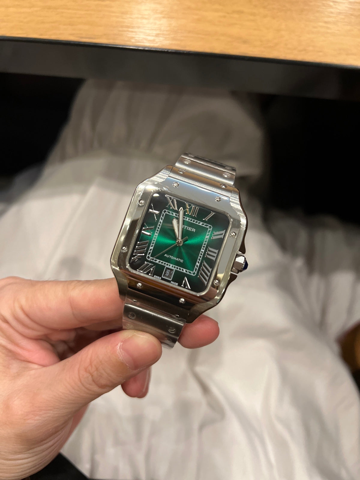 Steel Mechanical Watch 18 Style Options Classic Square Roman Numeral Design Luxury Look