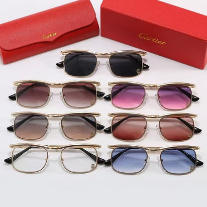 5 Color Square Metal Sunglasses