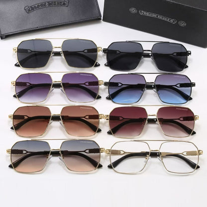 8 Color Double Bridge Cross Sunglasses