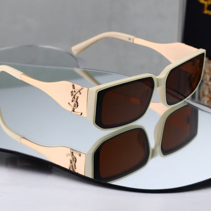 6 Color Square Logo Decor Sunglasses 7514