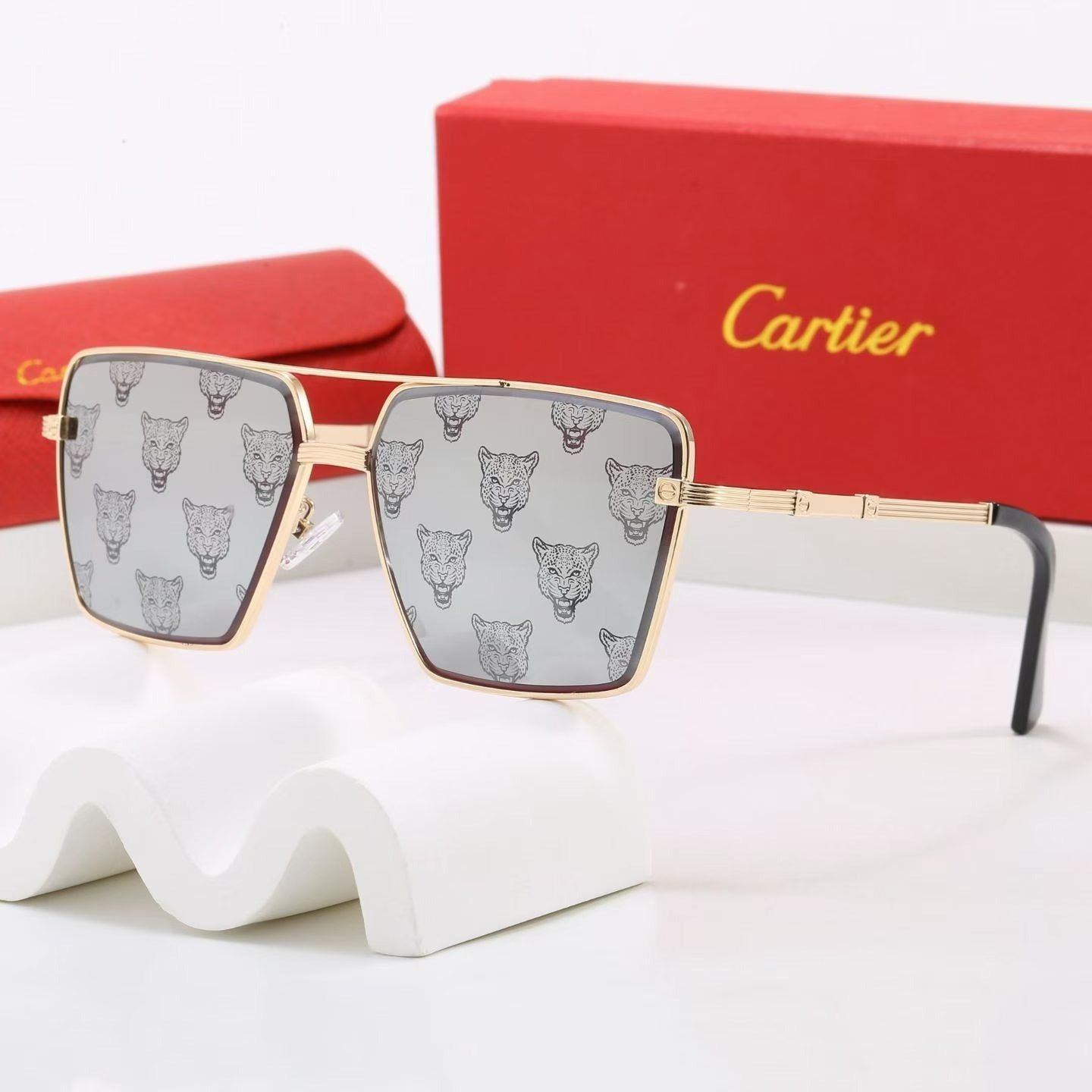 7 Color Square Double Bridge Sunglasses
