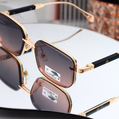 5 Color Square Metal Sunglasses 0736