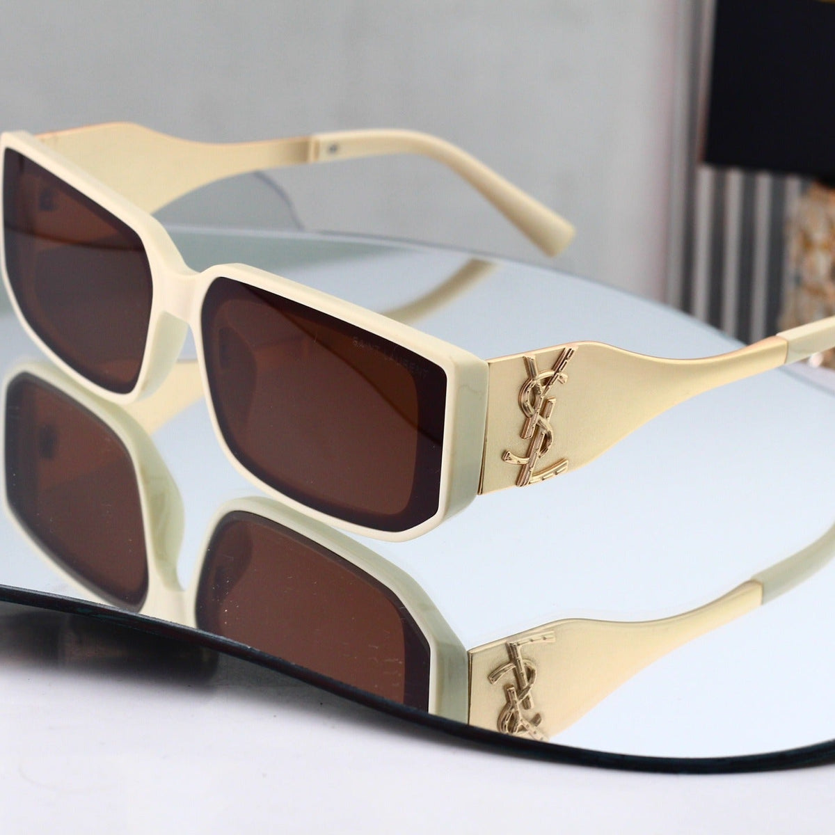 6 Color Square Logo Decor Sunglasses 7514