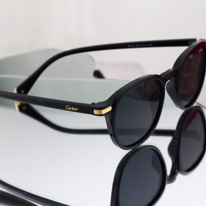 9 Color Round Acetate Sunglasses 0744