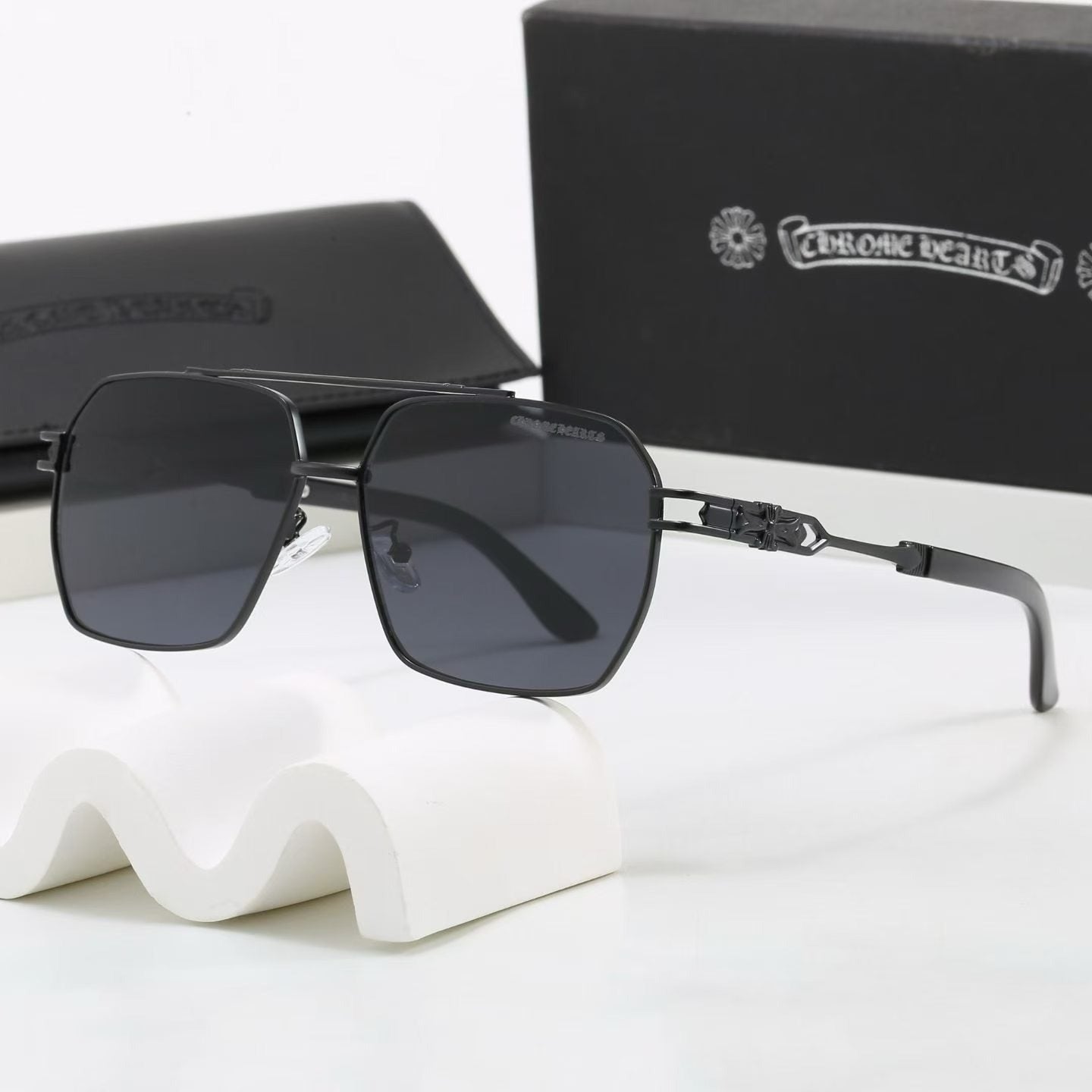 8 Color Double Bridge Cross Sunglasses