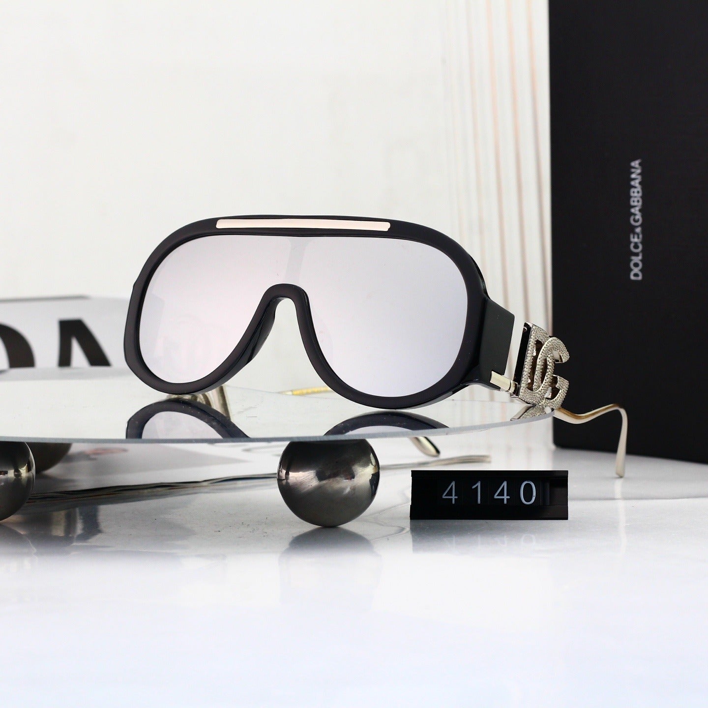 8 Color Oversized Shield Sunglasses 4140