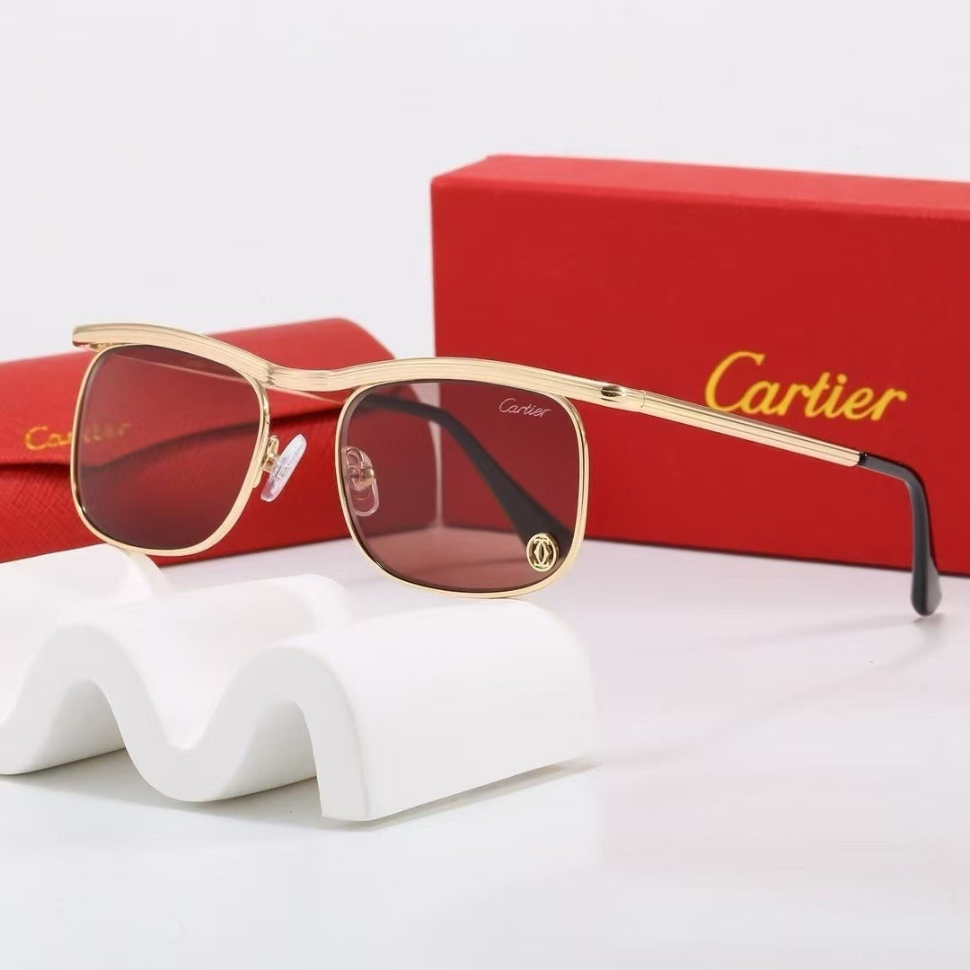 5 Color Square Metal Sunglasses