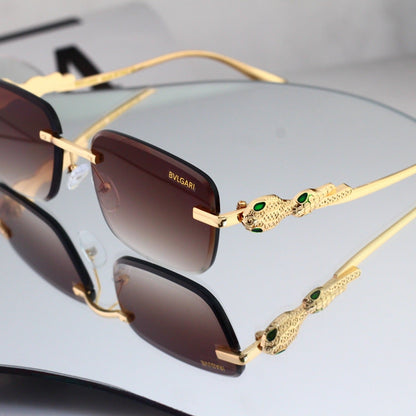 6 Color Rimless Square Serpent Sunglasses