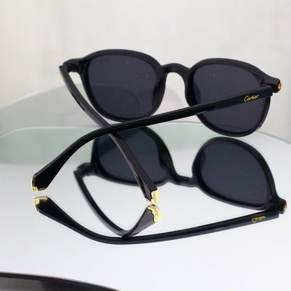 9 Color Round Acetate Sunglasses 0744